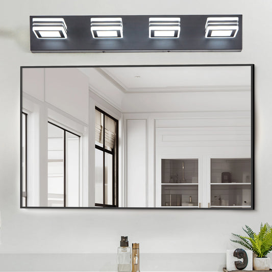 ARLGSITE LED Vanity Lights 4 Lamps Wall Mounted Over Mirror