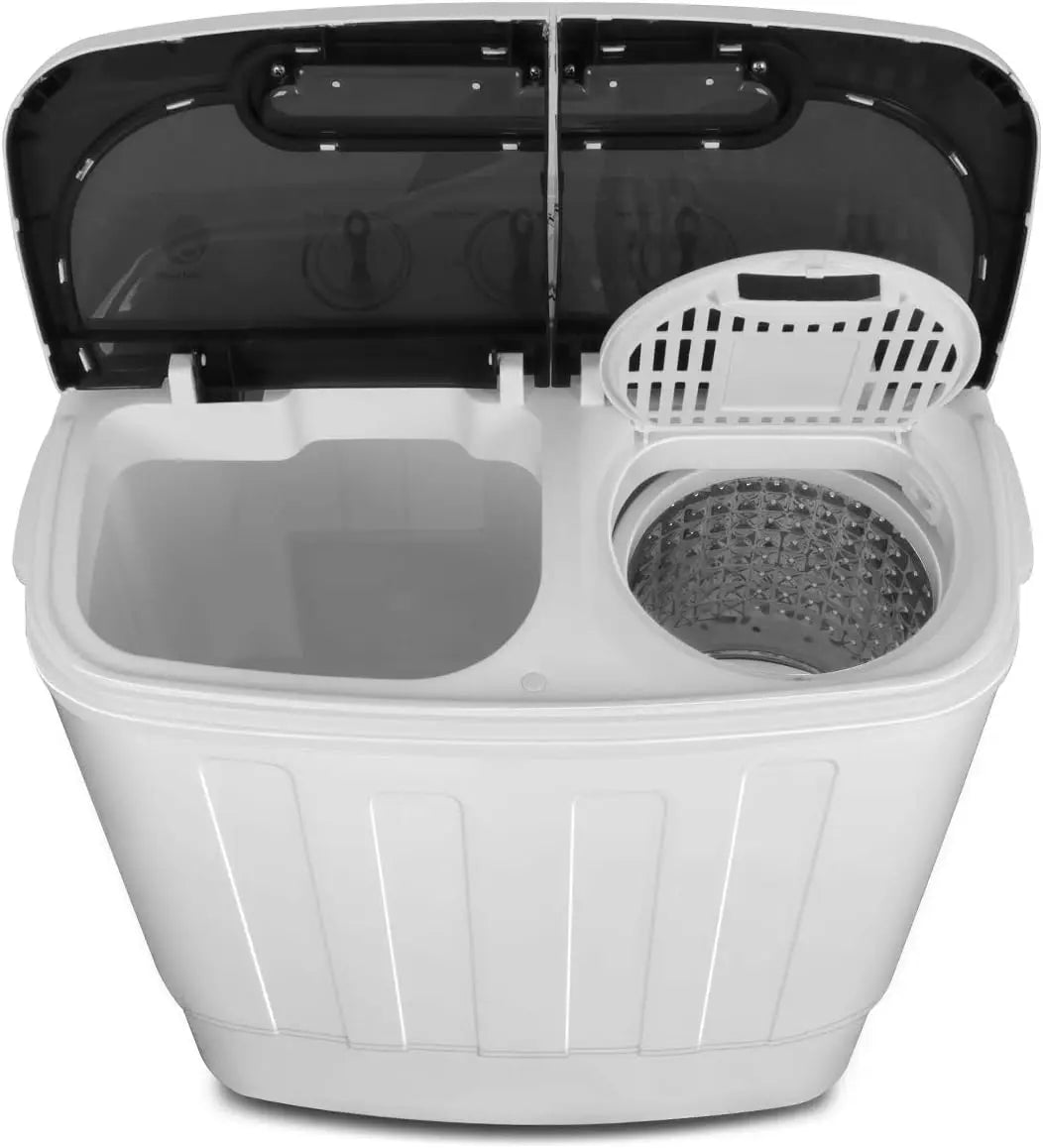 Compact Mini Twin Tub Washing Machine 13lbs Capacity