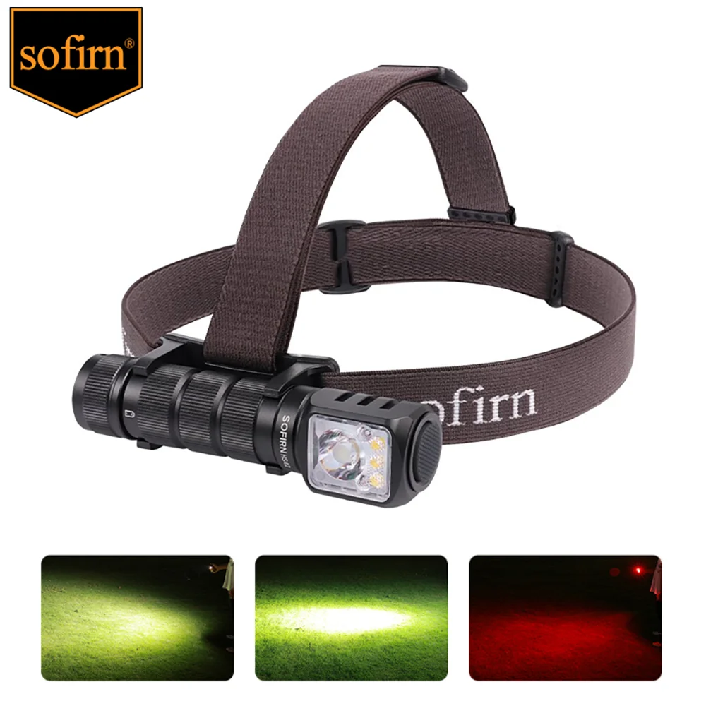 Sofirn HS42 Headlamp 2100lm USB C Rechargeable Flashlight Power Bank