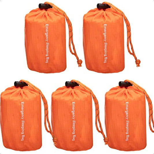 Guangdong Emergency Survival Sleeping Bags 5 Pack Waterproof Thermal Bivy