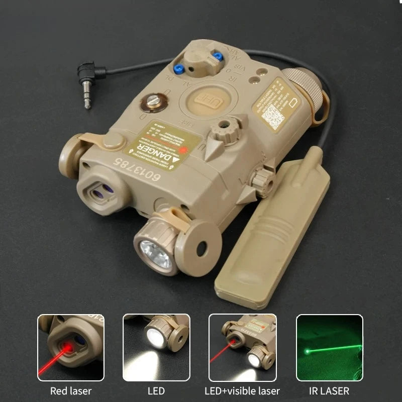 Tactical PEQ15 Laser Pointer IR Flashlight For Airsoft