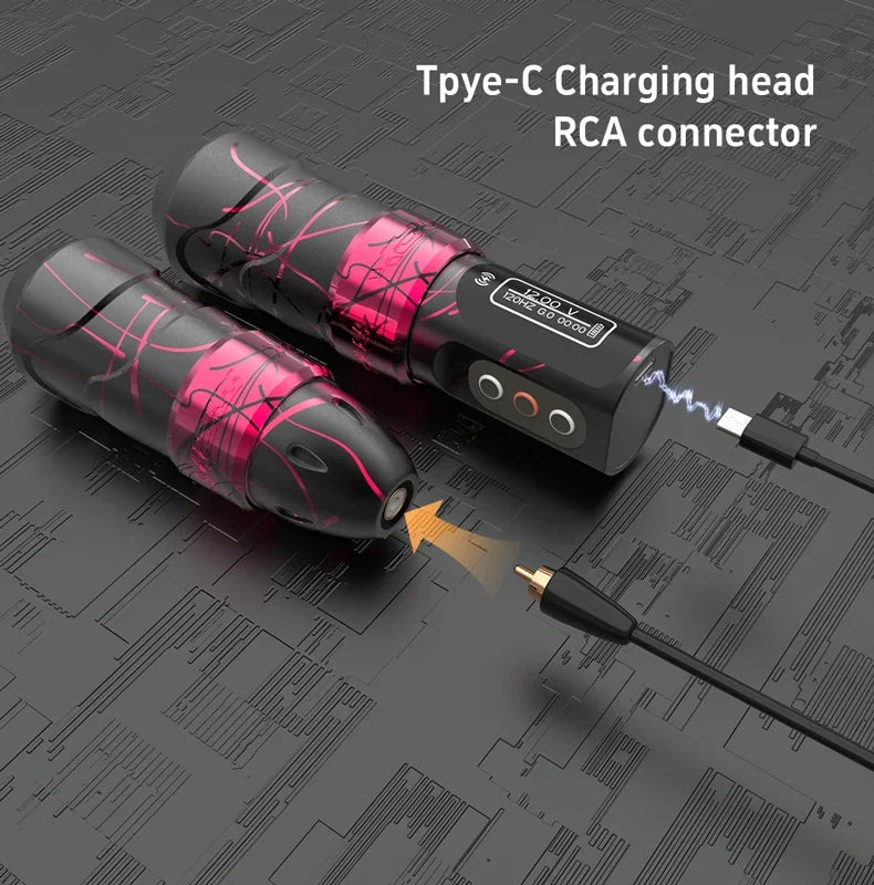 Fluk Max Wireless Permanent Makeup Tattoo Machine Dual Battery