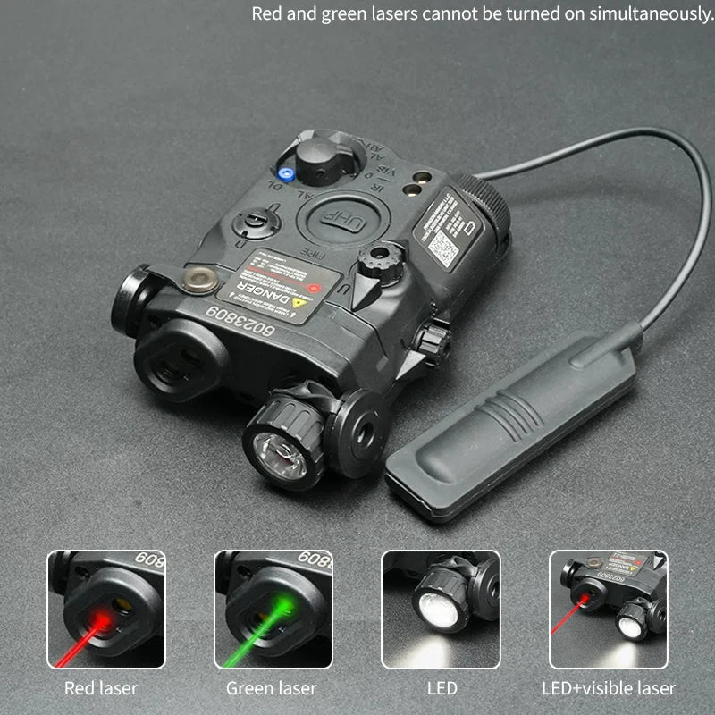 Tactical PEQ15 Laser Pointer IR Flashlight For Airsoft