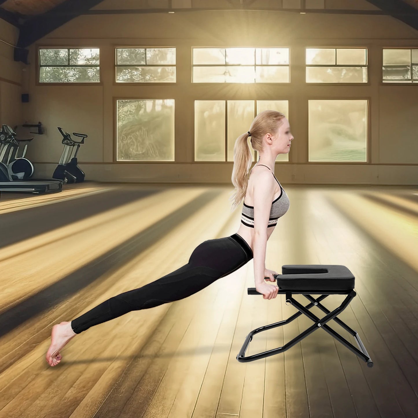 Inversion Chair Yoga Headstand and Shoulderstand Trainer