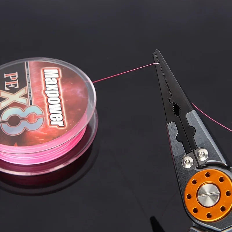 Aviation Aluminum Fishing Pliers Multi-Functional Line Cutter Outdoors