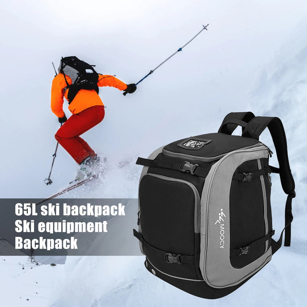 APWIKOGER Ski Boot Backpack Large Capacity Rucksack For Hiking