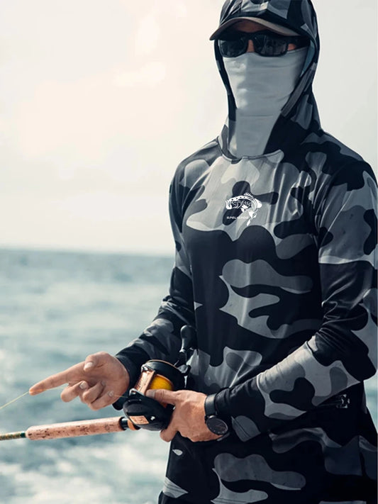 Hign-concerned Fishing Hoodie Sleeve Sun Protection Top
