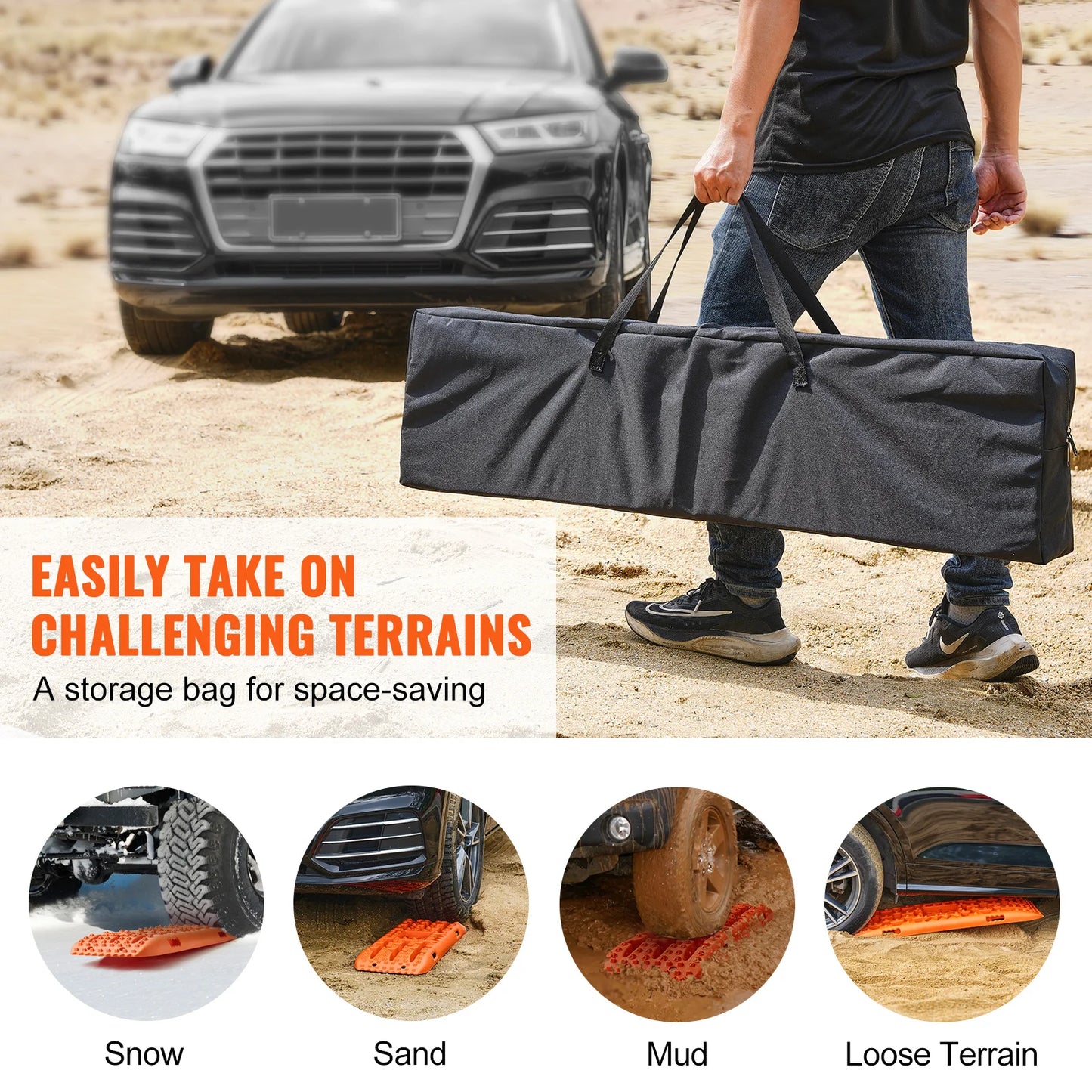 SucceBuy 10 Ton Traction Recovery Boards For Off Road Vehicles
