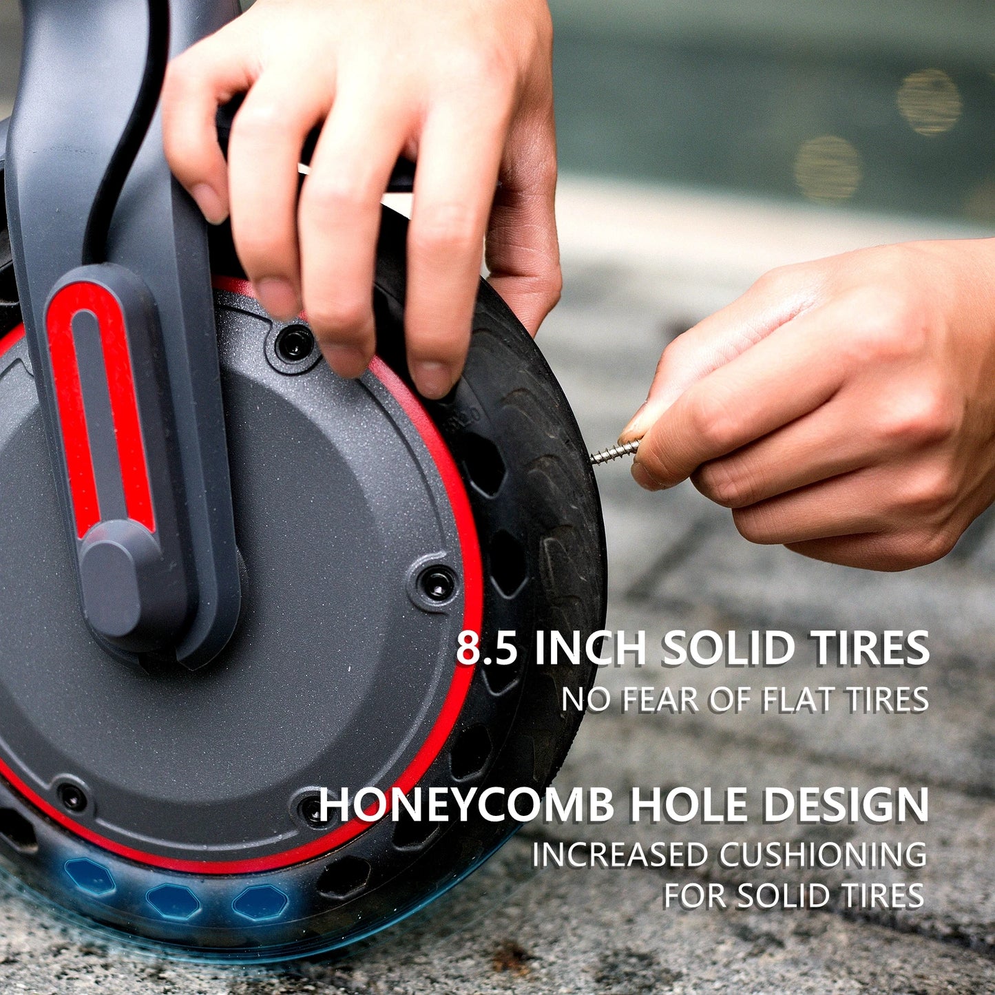 G5.0 Electric Scooter 36V 10.5Ah 21 Miles Long Range Foldable Escooter