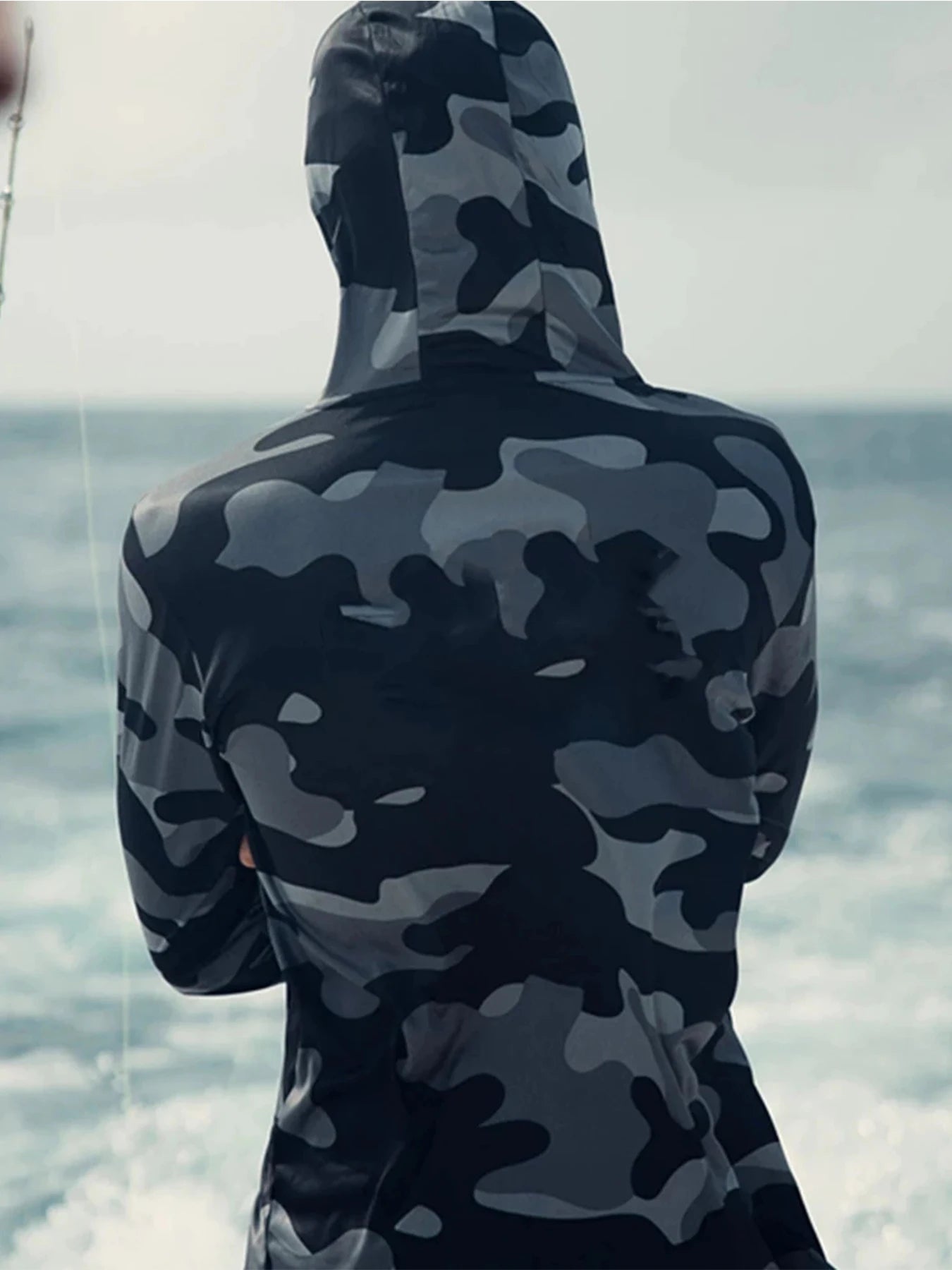 Hign-concerned Fishing Hoodie Sleeve Sun Protection Top