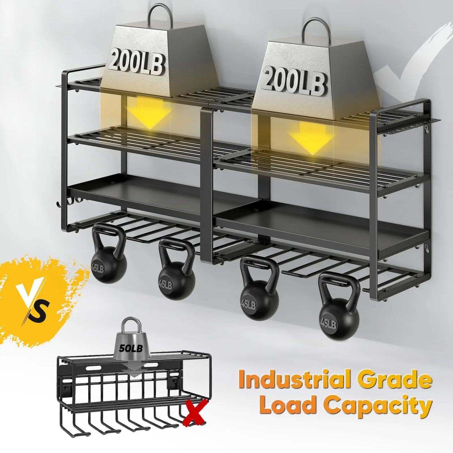 Tool Storage Expert Power Tool Organizer Wall Mount 4 Layer