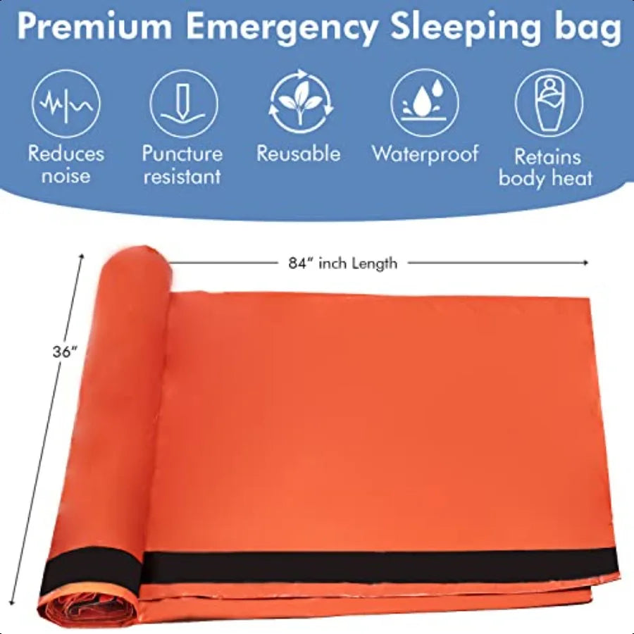 Guangdong Emergency Survival Sleeping Bags 5 Pack Waterproof Thermal Bivy