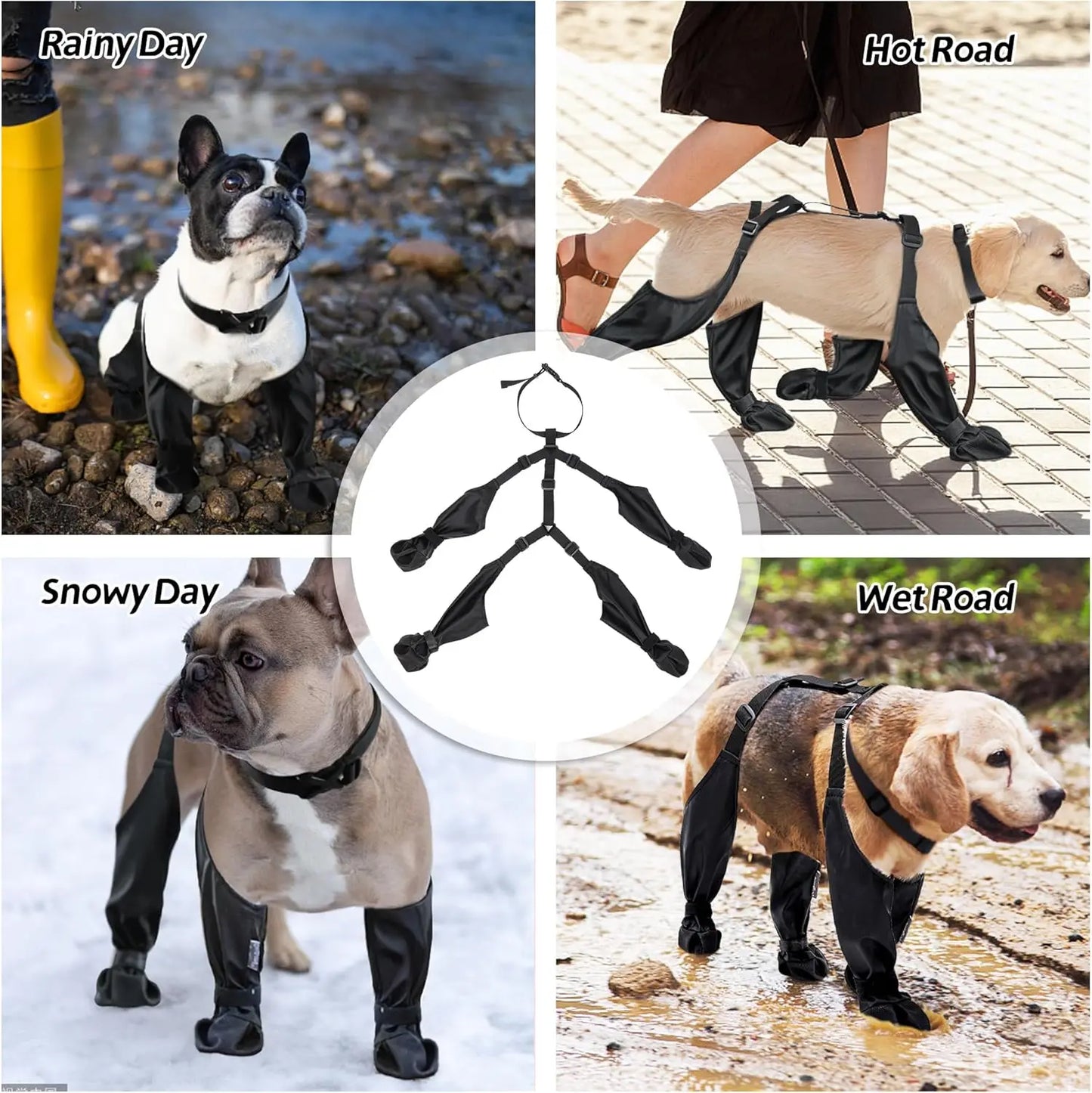 CN Guangdong Dog Paw Protector Boots For Outdoor Walking