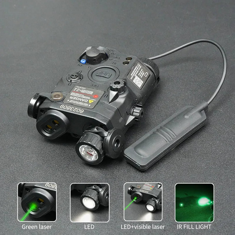 Tactical PEQ15 Laser Pointer IR Flashlight For Airsoft