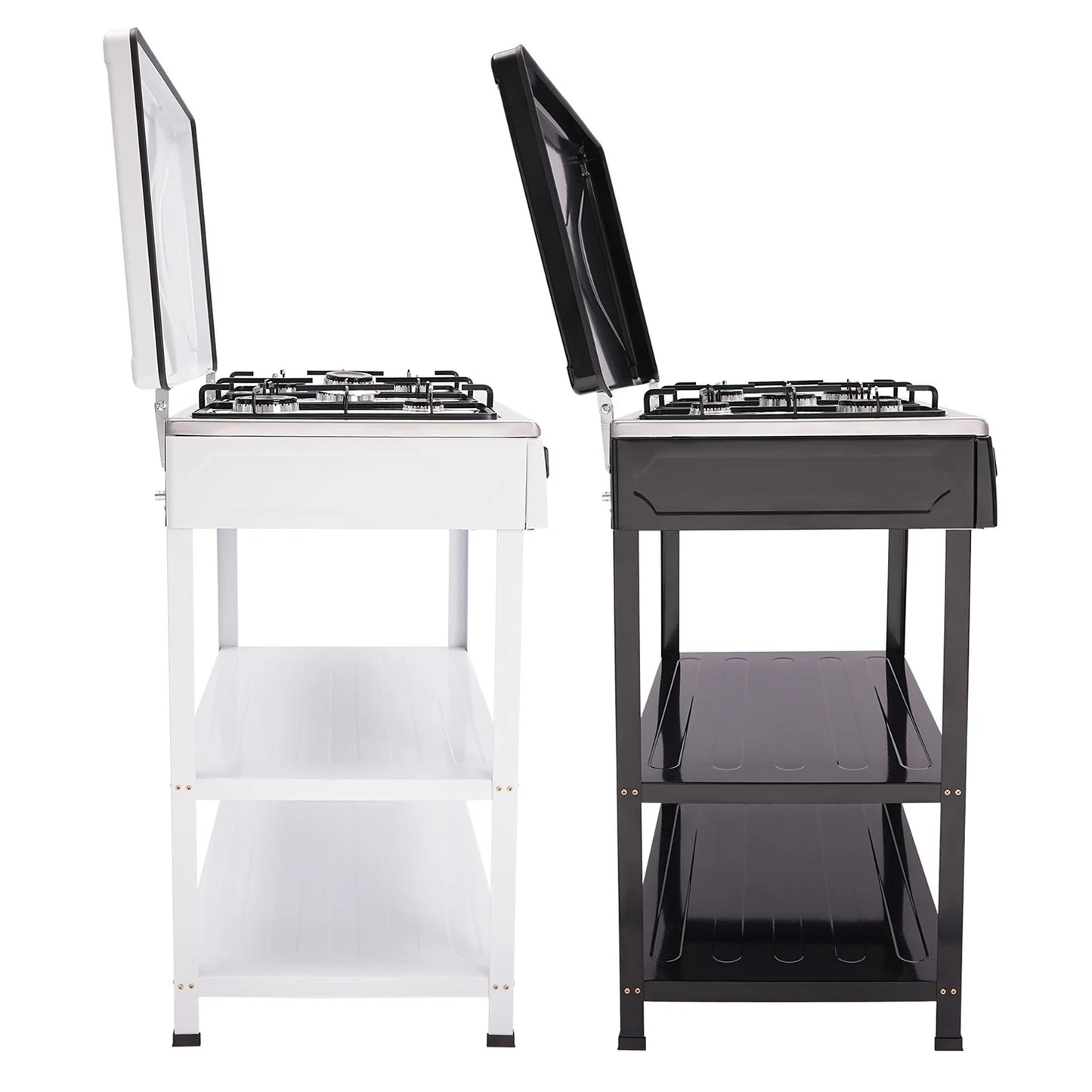 Fuel Five Burner Hearth Grill Outdoor Gas Freestanding