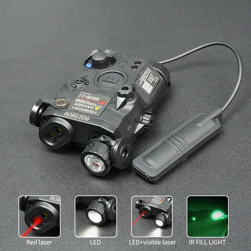 Tactical PEQ15 Laser Pointer IR Flashlight For Airsoft