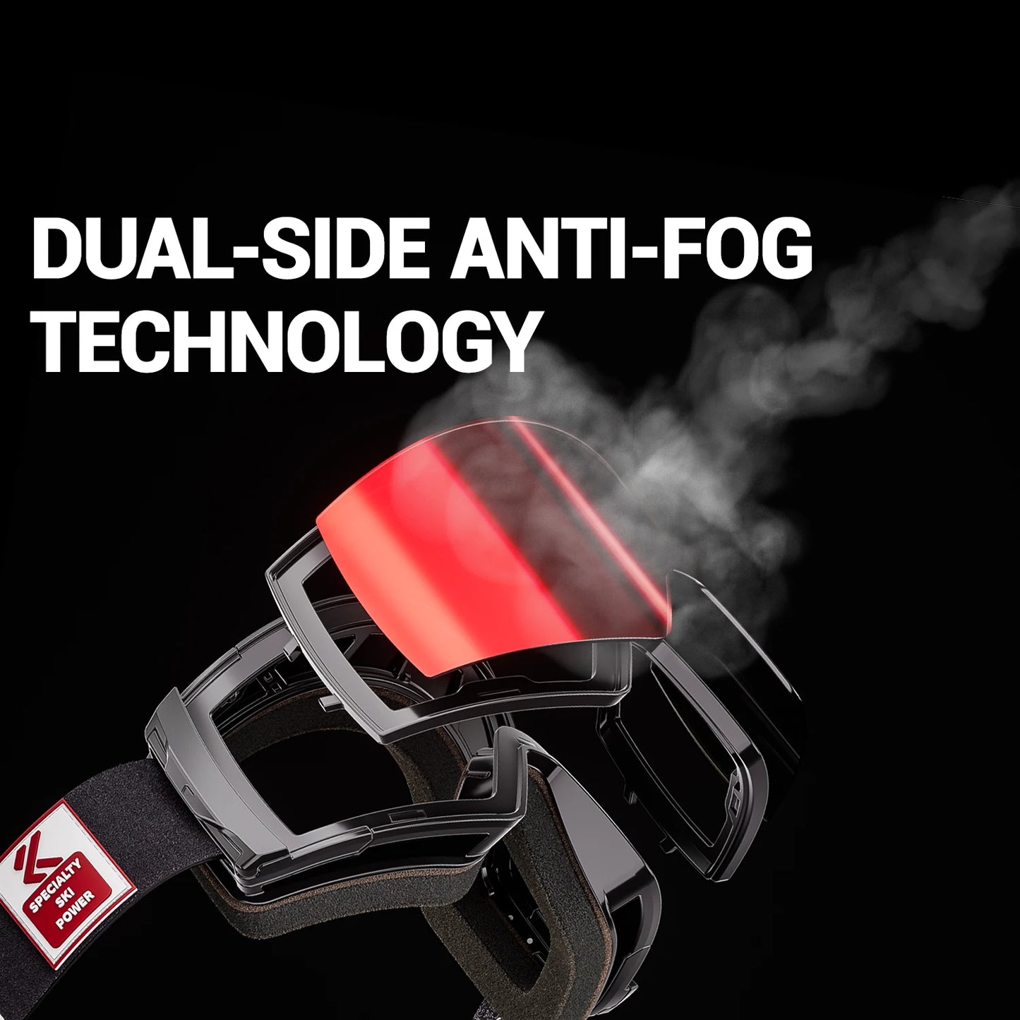 Kapvoe Outdoor Photochromic Ski Goggles UV400 Anti Fog Magnetic