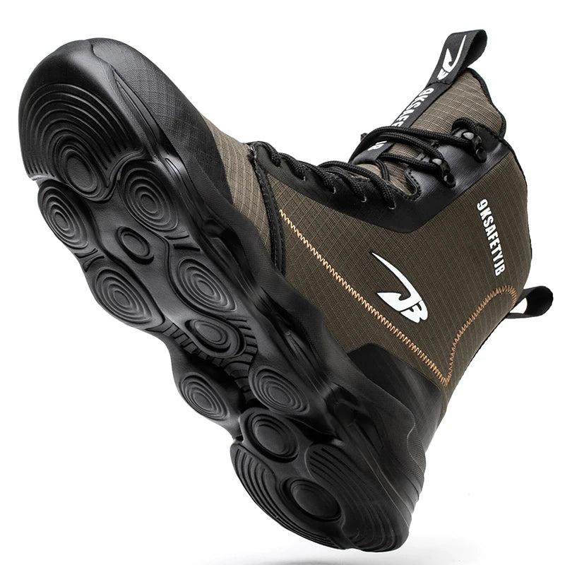 Breathable Anti-Puncture Safety Shoes For Men Durable Comfort