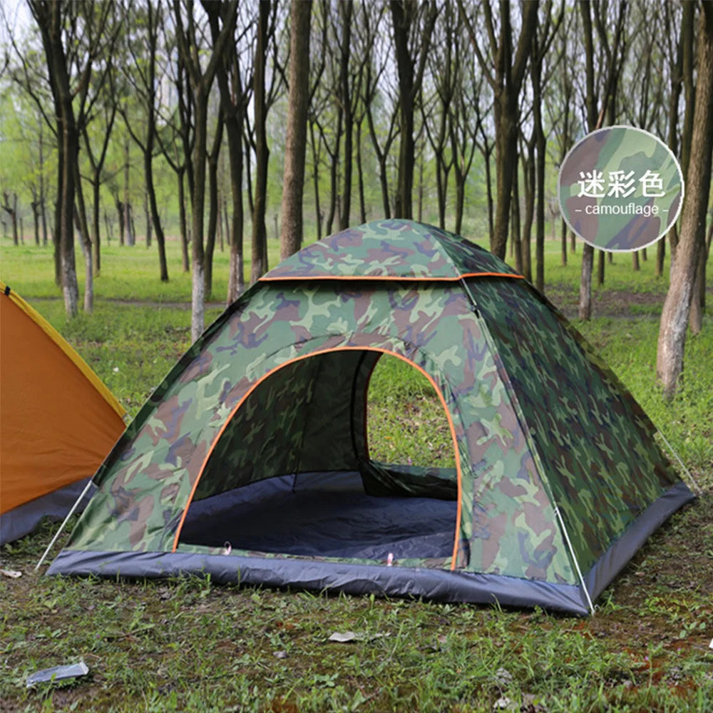 Building 3 4 Person Automatic Pop Up Outdoor Camping Tent