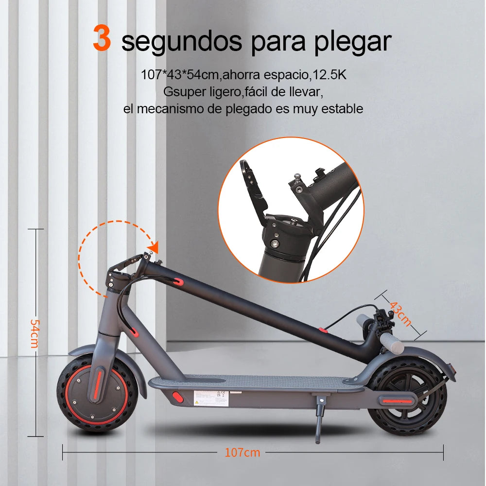 LADPED Electric Scooter 350W 19MPH Folding Waterproof