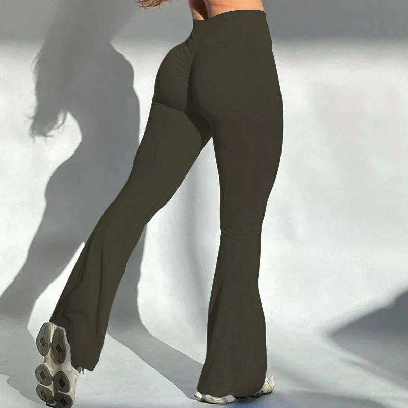 High Waist Yoga Leggings Scrunch Butt Gym Pants Women