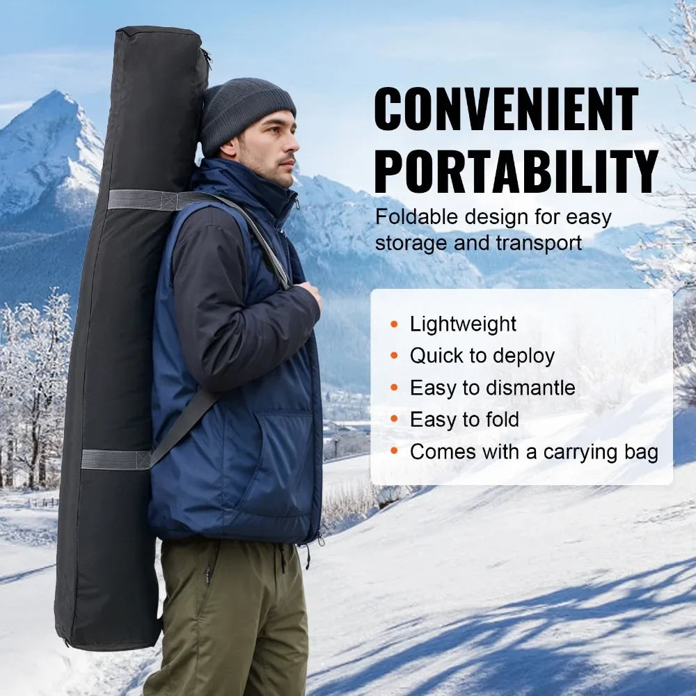 Outdoor Portable Ice Shelter Pop Up Ice Fishing Shanty Tent