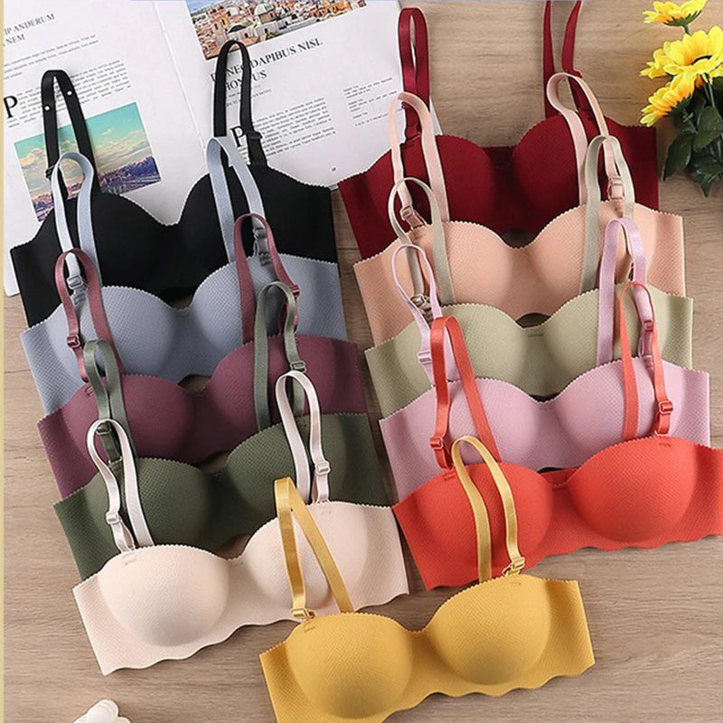 CN Seamless Push Up Bra For Women Convertible Straps