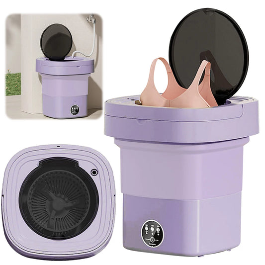 10L Small Folding Washing Machine Portable Dormitory Mini