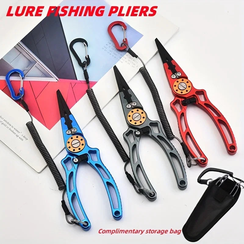Aviation Aluminum Fishing Pliers Multi-Functional Line Cutter Outdoors