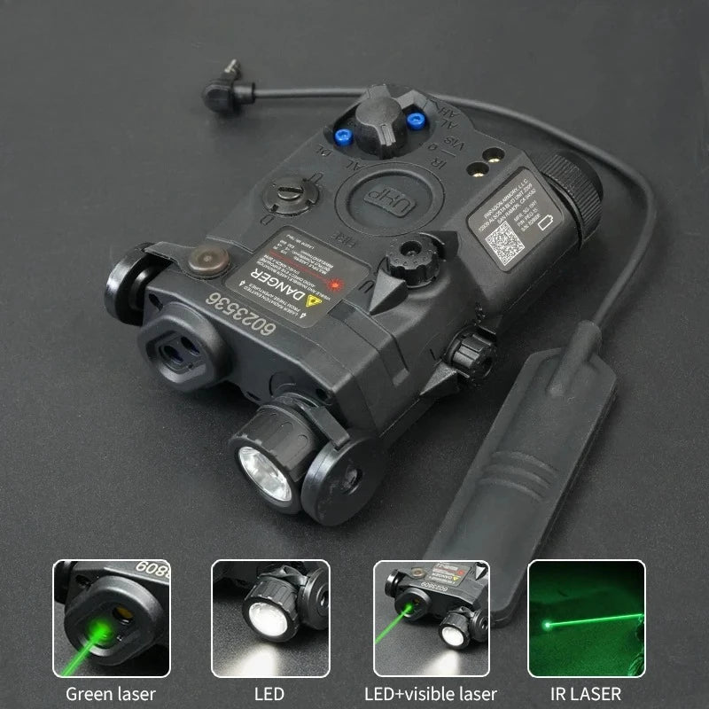 Tactical PEQ15 Laser Pointer IR Flashlight For Airsoft
