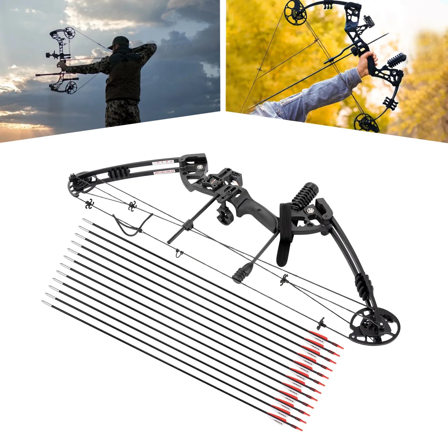 Bow w/ 12x Arrows Set Right Hand