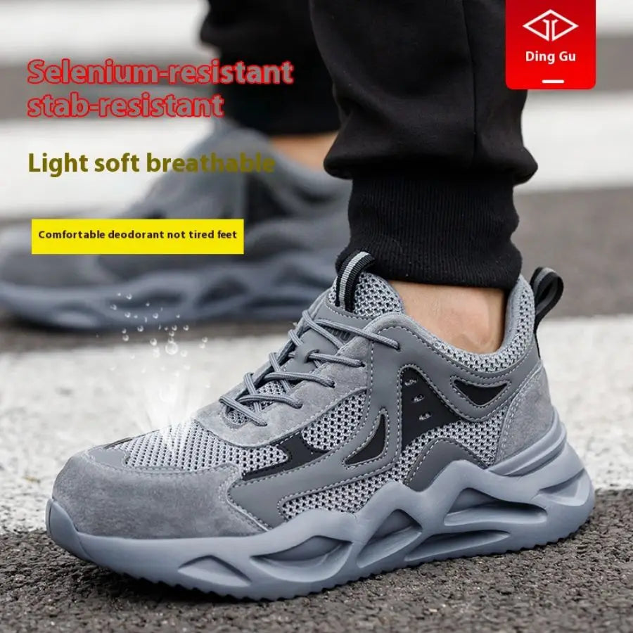 Men's Puncture-Resistant Soft-Soled Work Shoes