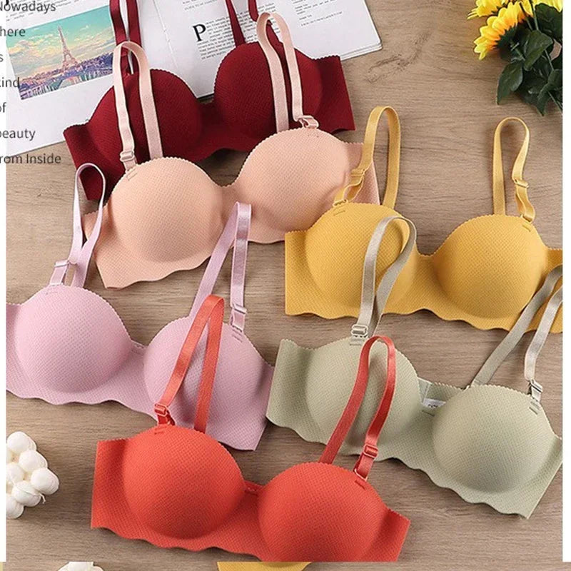 CN Seamless Push Up Bra For Women Convertible Straps