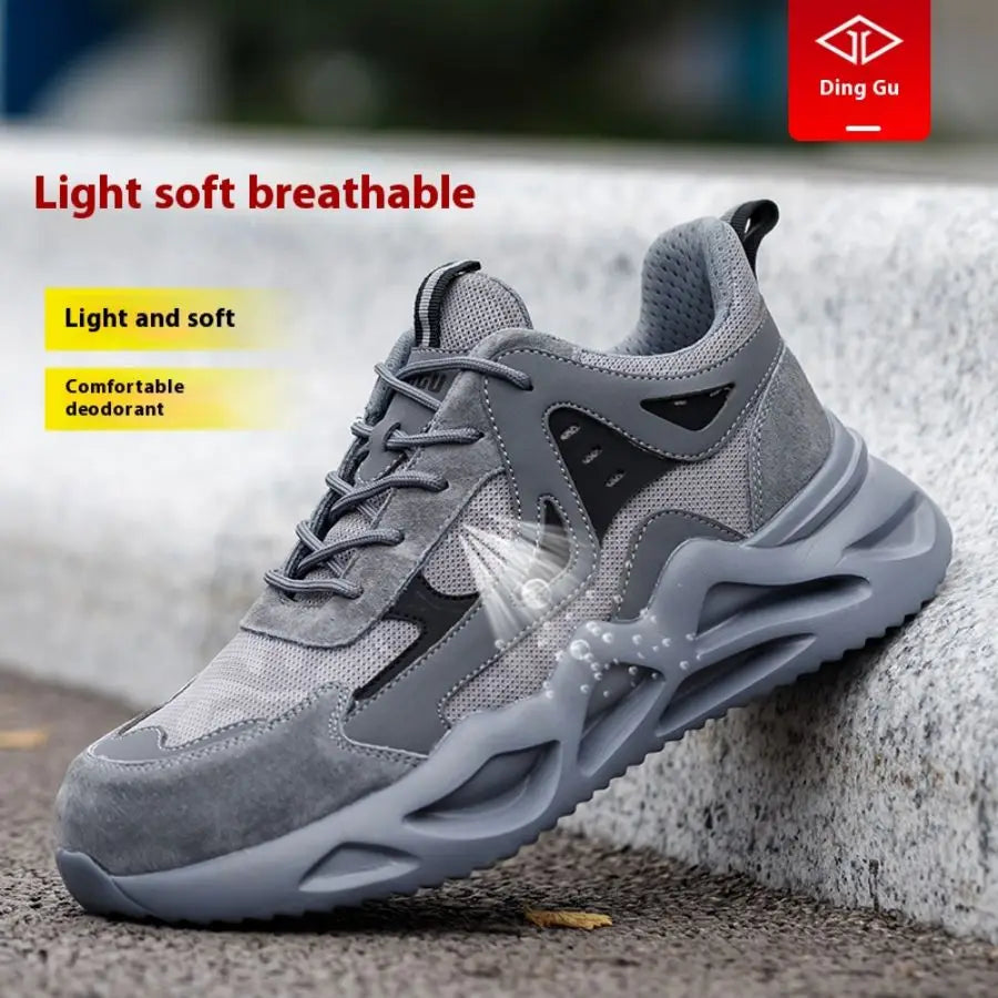 Men's Puncture-Resistant Soft-Soled Work Shoes